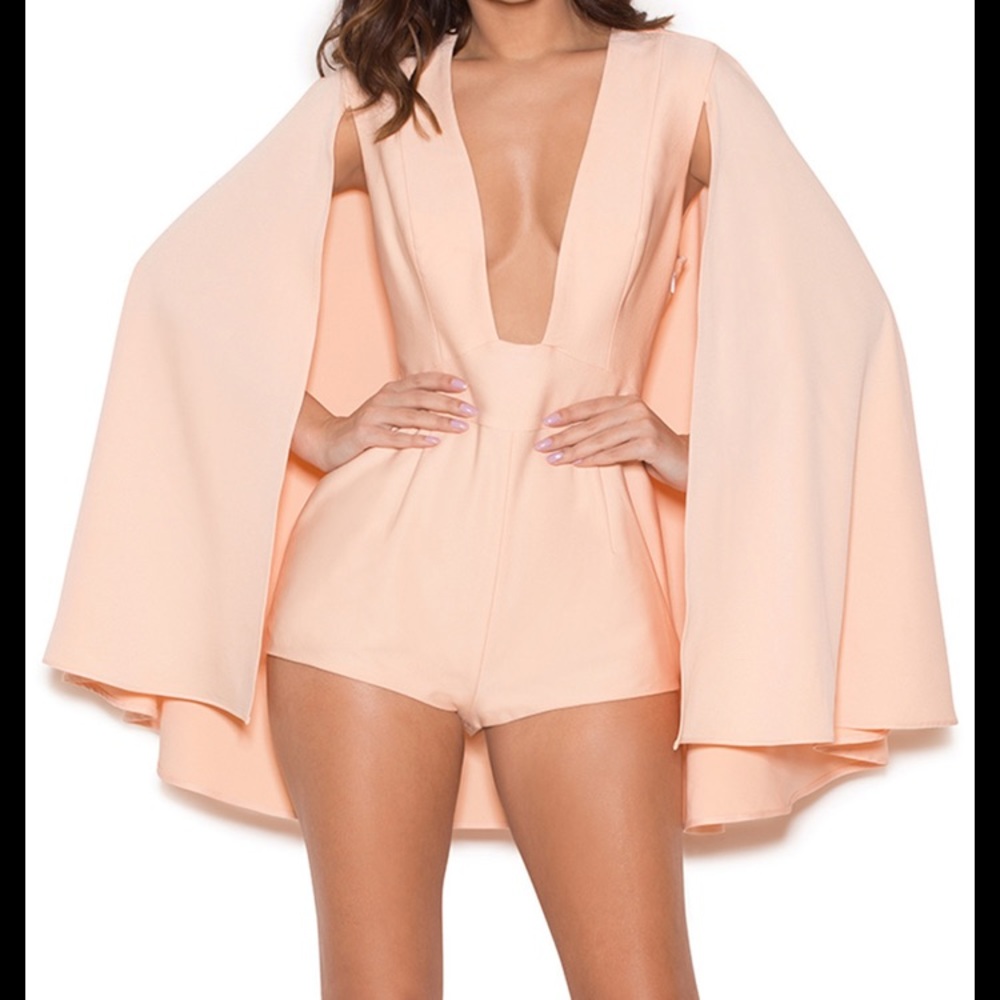 House of CB Cape Playsuit